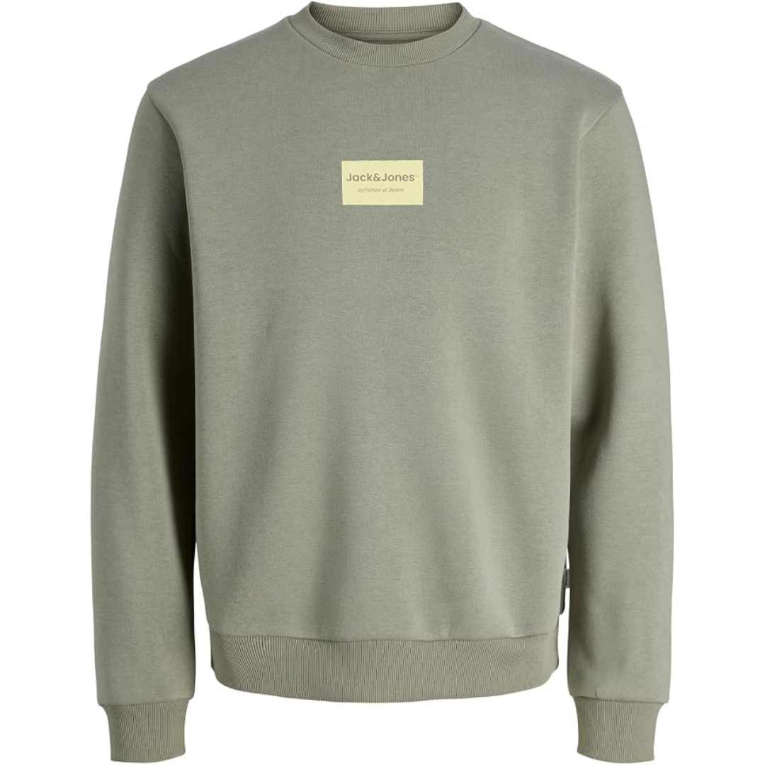 J&J Bež Muški Duks JJFRANK SWEAT CREW NECK